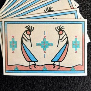 New - Set of 8 Kokopelli Greeting / thank you Cards with envelopes